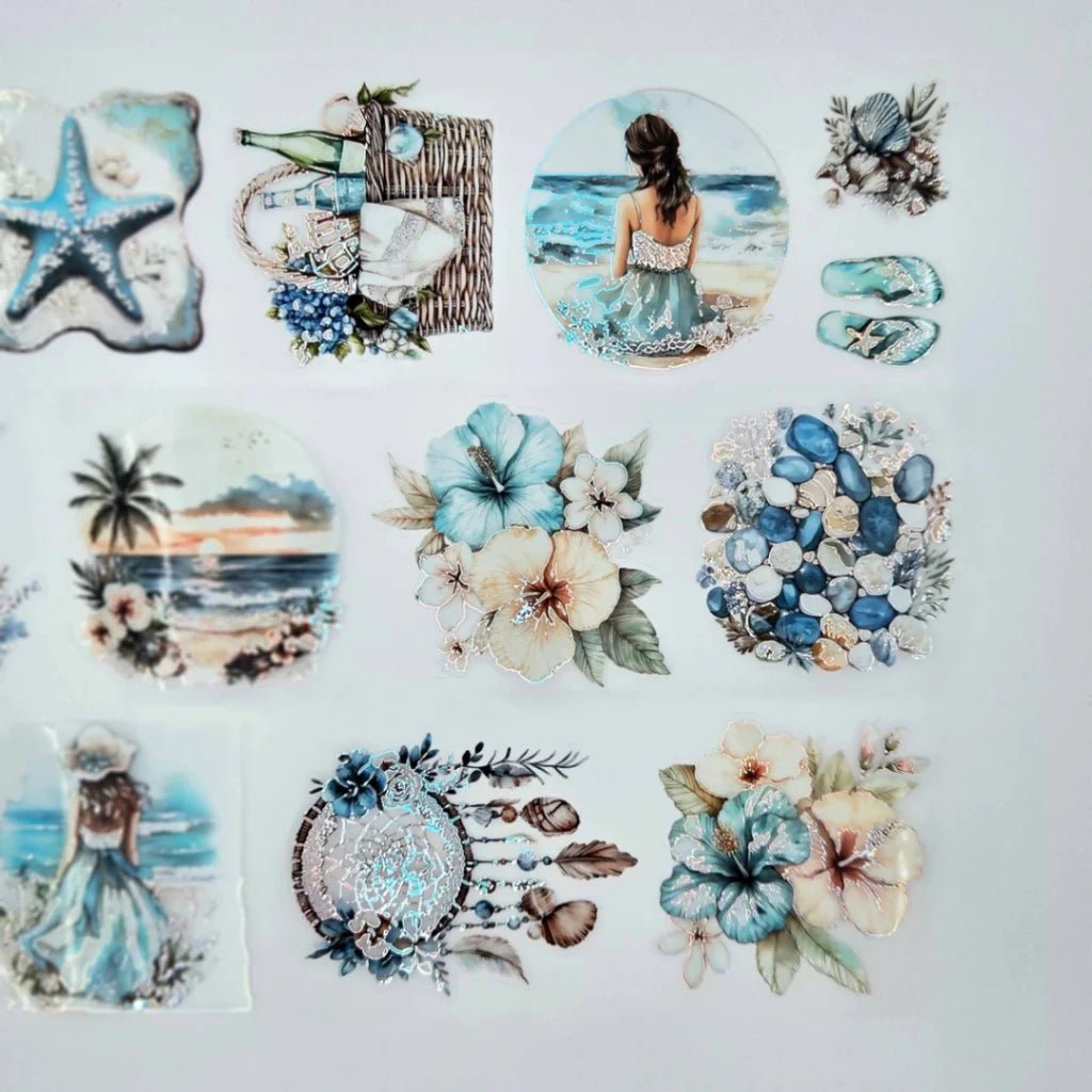Pet Tape Pre - cut - MIC - Boho Beach 70 mm - 4 - MIC & MIM Premium Paper Shop - Tidformera