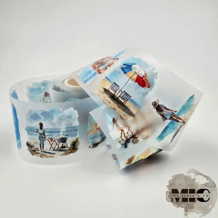 Pet Tape Pre - cut - MIC - Seabound Souls 70 mm - 2 - MIC & MIM Premium Paper Shop - Tidformera