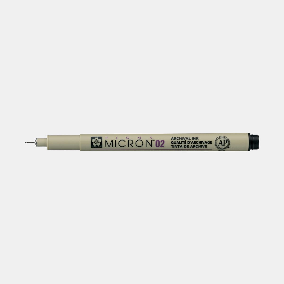 Pigma micron Fineliner Svart - 02 - 1 - Sakura - Tidformera