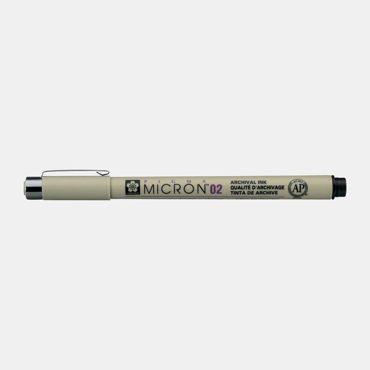Pigma micron Fineliner Svart - 02 - 3 - Sakura - Tidformera