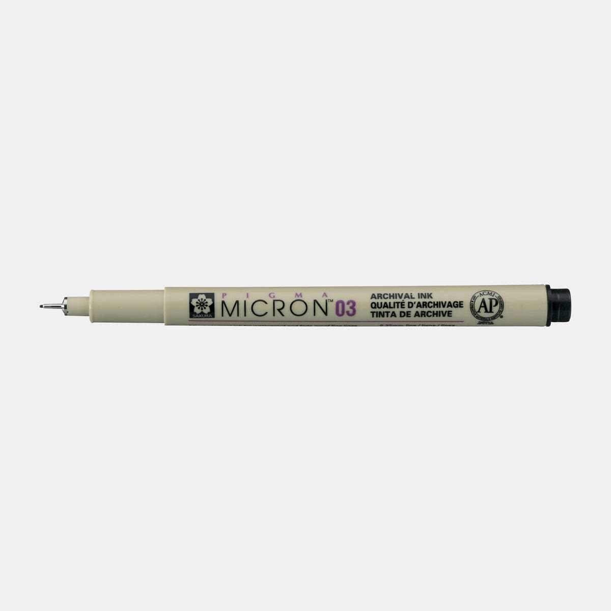 Pigma micron Fineliner Svart - 03 - 1 - Sakura - Tidformera