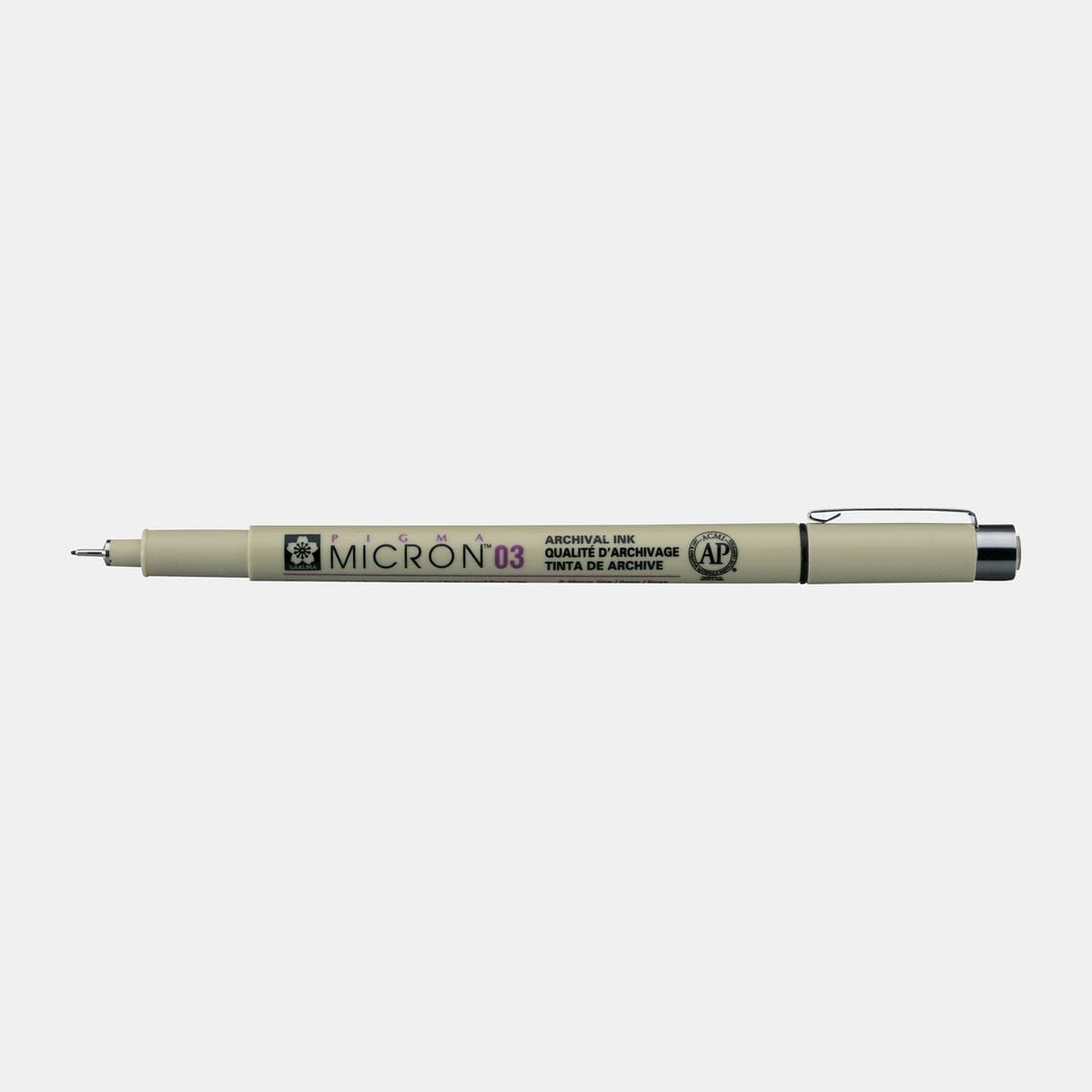Pigma micron Fineliner Svart - 03 - 4 - Sakura - Tidformera
