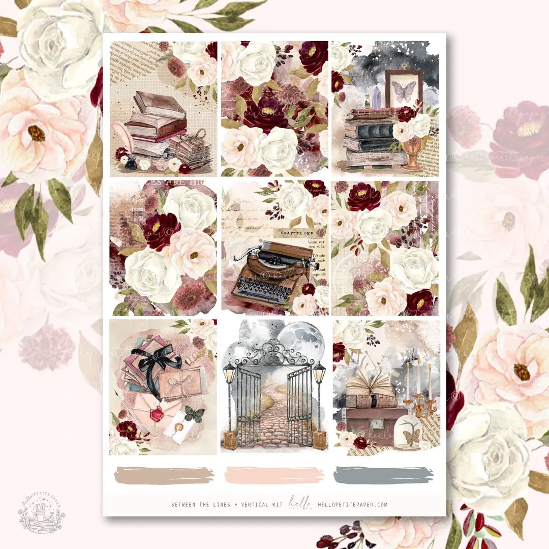 Planner Sticker Kit - Between the Lines - 2 - Hello Petite Paper - Tidformera