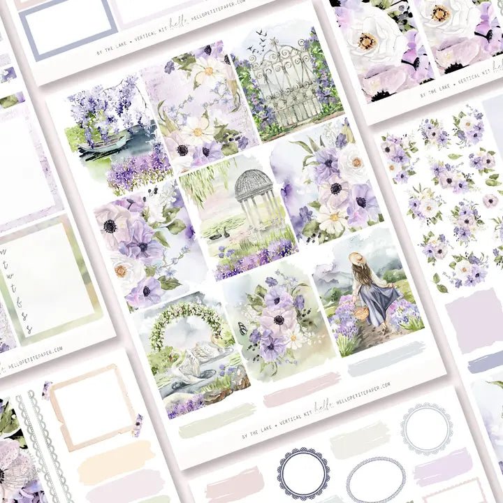 Planner Sticker Kit - By the Lake - 1 - Hello Petite Paper - Tidformera