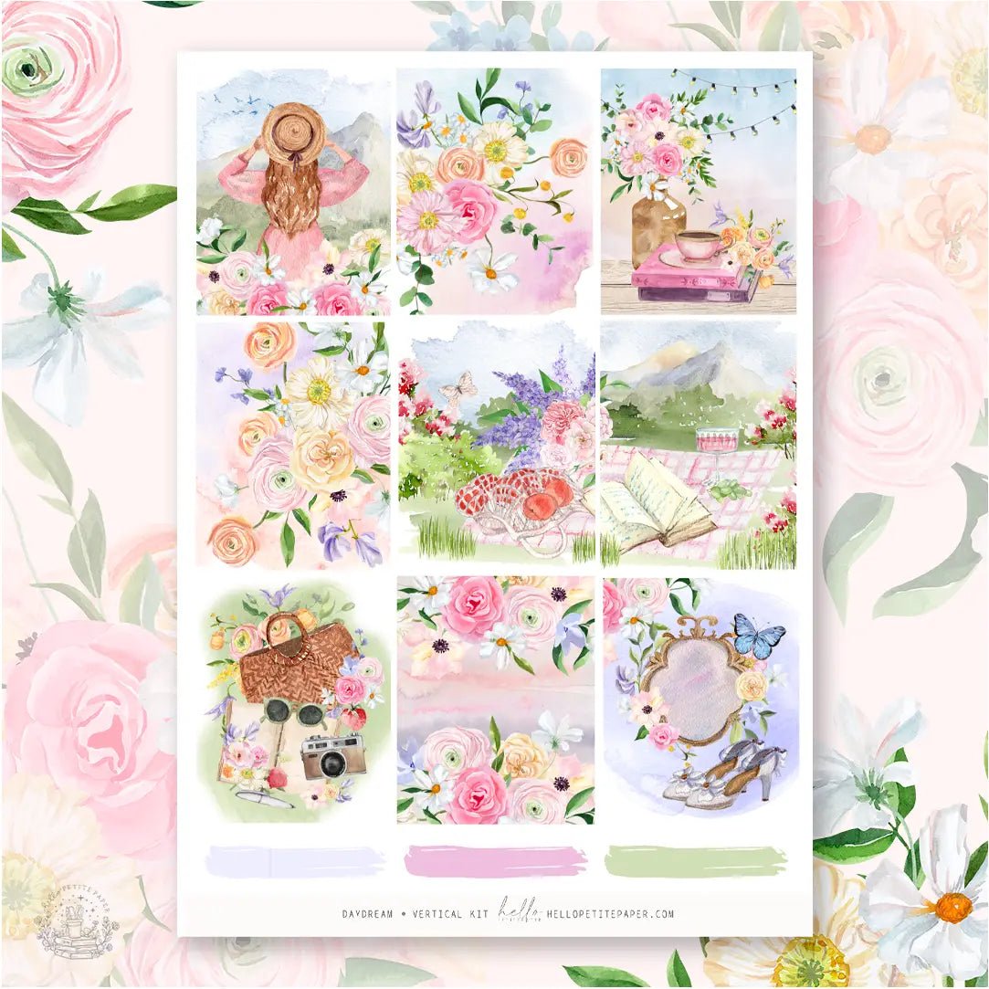 Planner Sticker Kit - Daydream - 5 - Hello Petite Paper - Tidformera