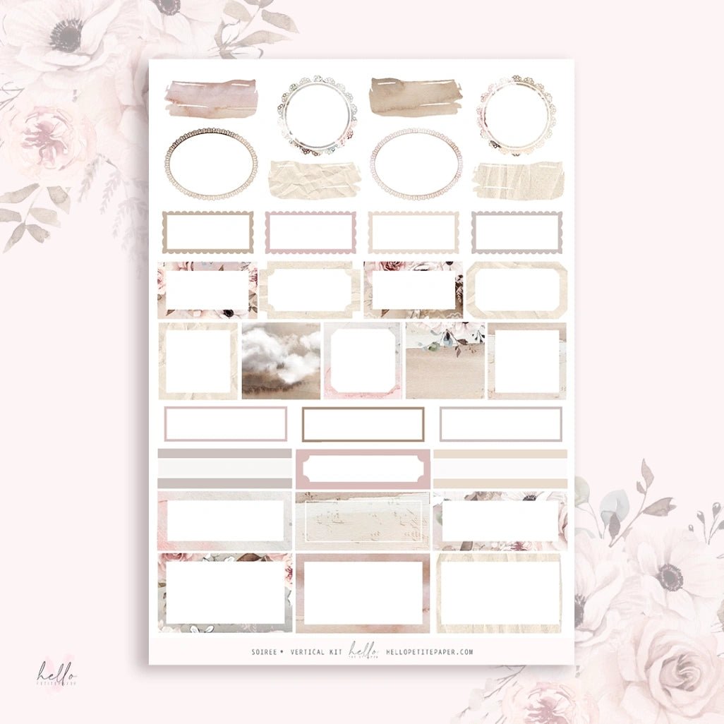 Planner Sticker Kit - Soirée - 5 - Hello Petite Paper - Tidformera