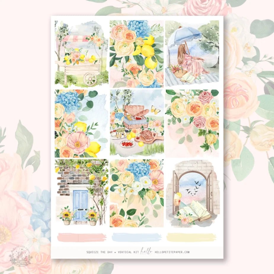 Planner Sticker Kit - Squeeze the Day - 4 - Hello Petite Paper - Tidformera