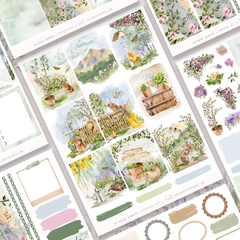 Planner Sticker Kit - Wildwood Wonders - 1 - Hello Petite Paper - Tidformera