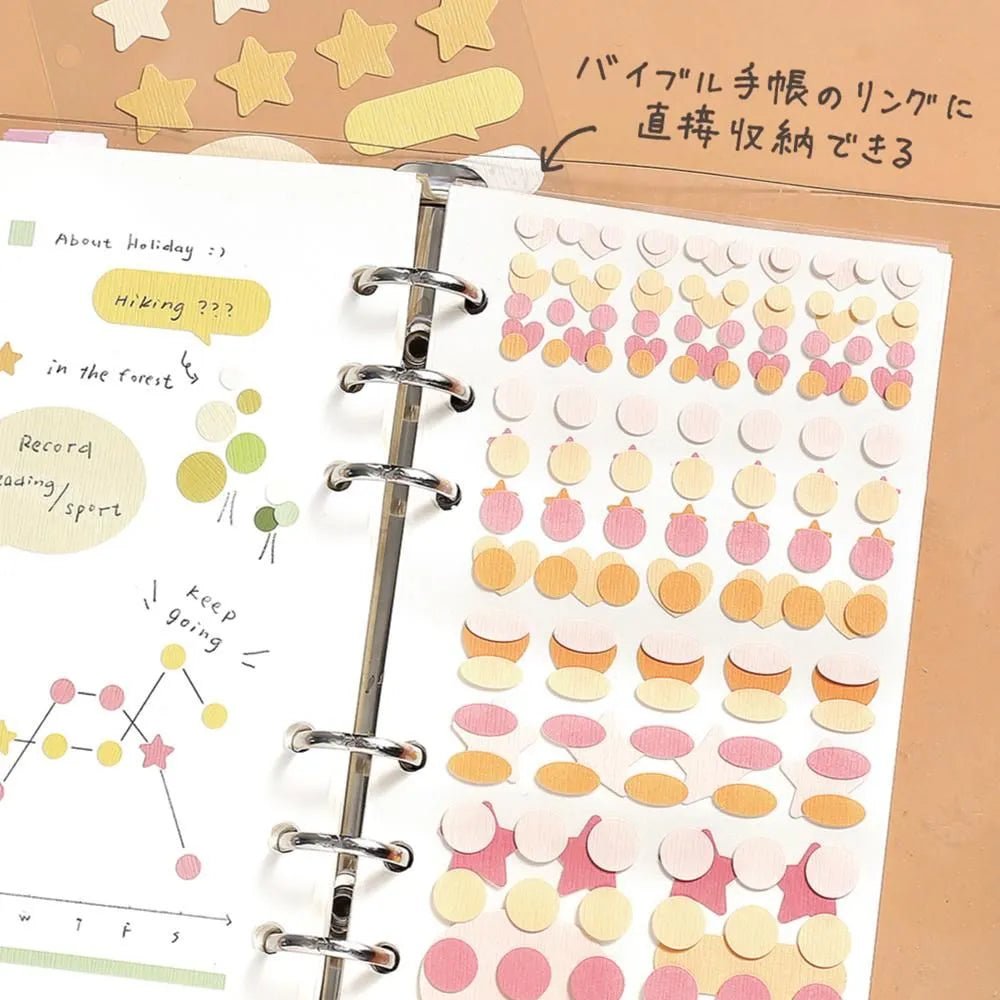 Planner Stickers Sheet - Daily Palette - Citrus - 3 - BGM - Tidformera
