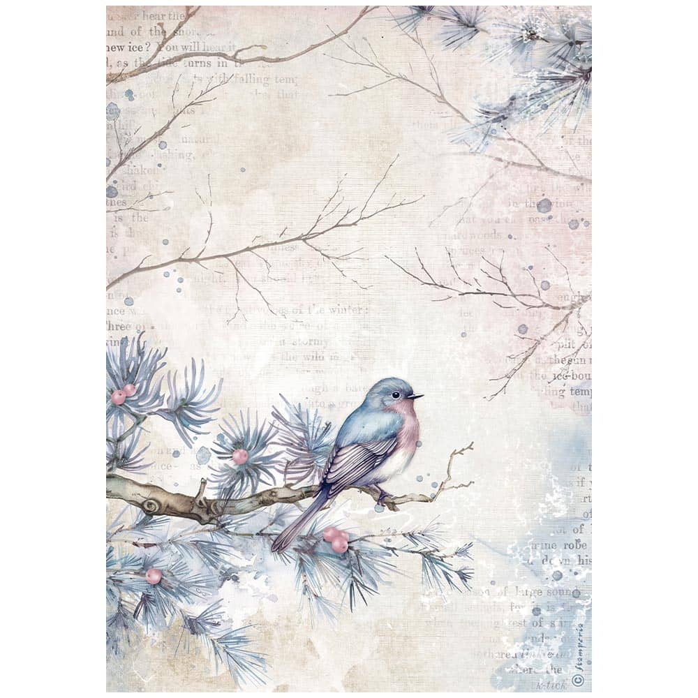 Rice Paper A4 - Dewdrops - 6 - pack - 5 - Stamperia - Tidformera