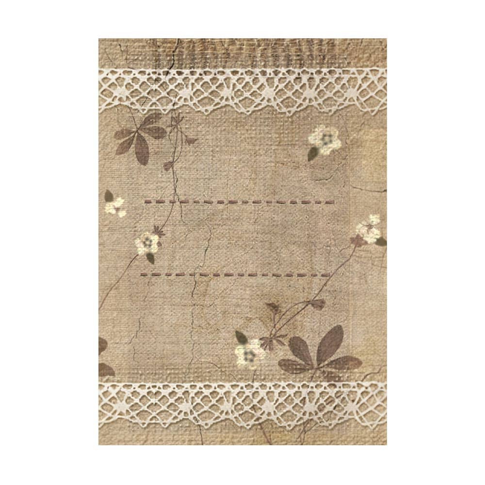 Rice Paper A6 - Old Lace - 8 - pack - 5 - Stamperia - Tidformera