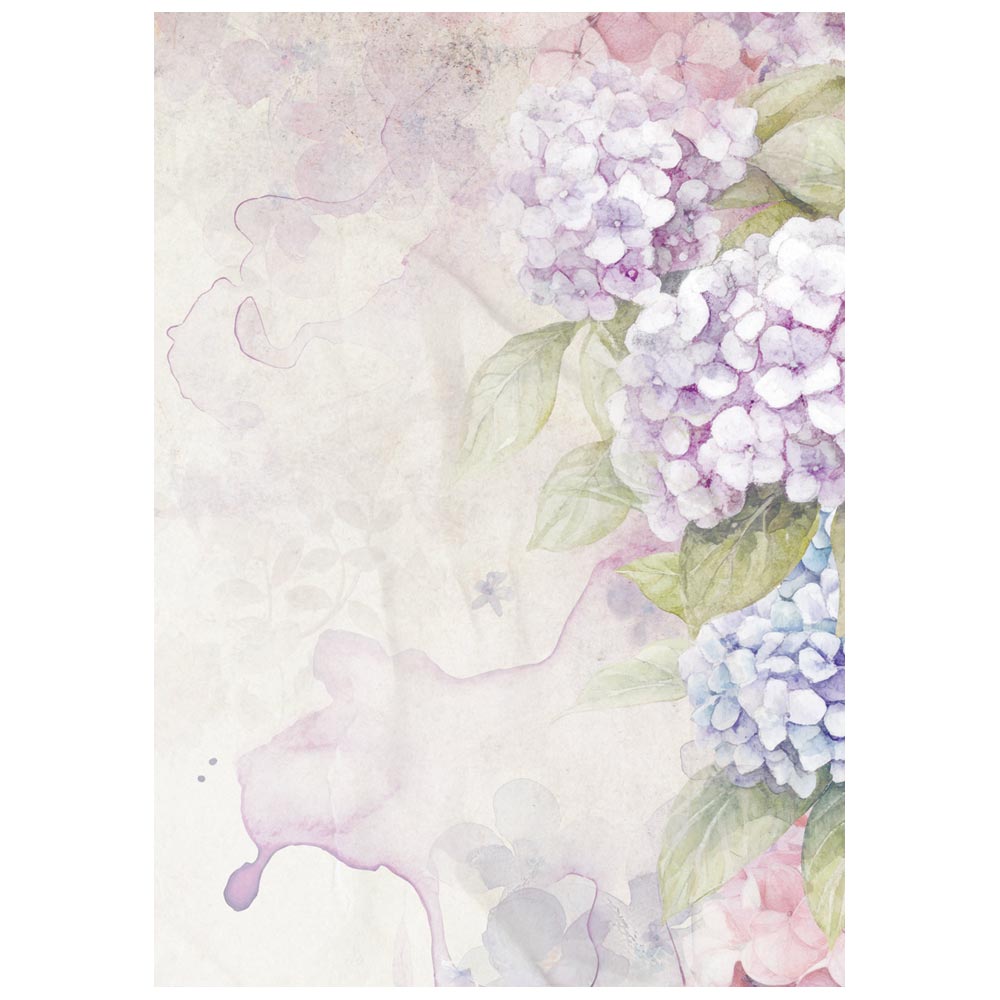 Rice Paper A6 - Quiet Days - Backgrounds - 8 - pack - 5 - Stamperia - Tidformera