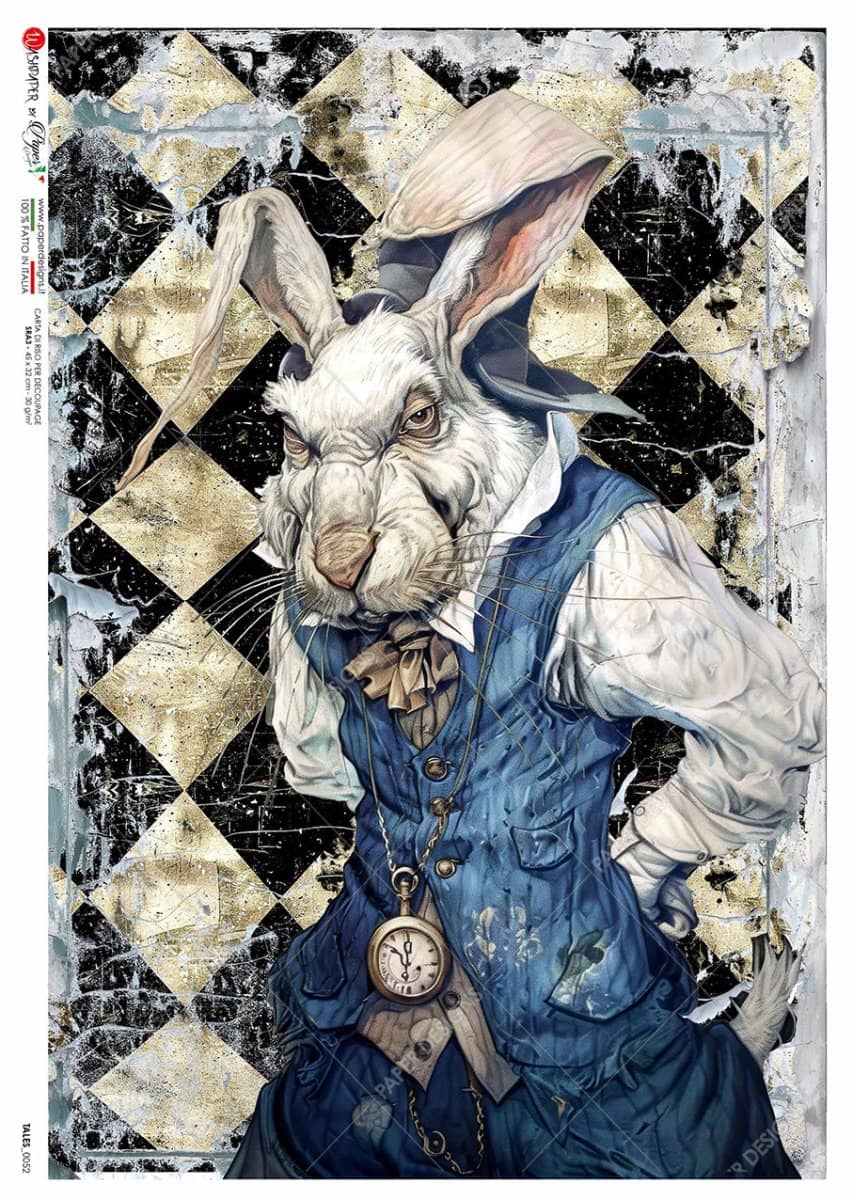 Rice Paper Decoupage - A5 - Tales 0052 - 1 - Paper Designs - Tidformera