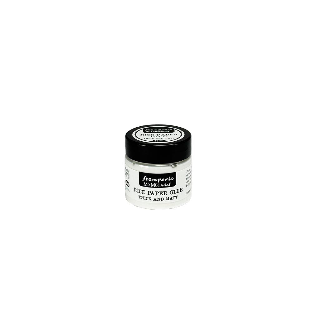 Rice paper Glue - Thick and matt - 50 ml - 1 - Stamperia - Tidformera