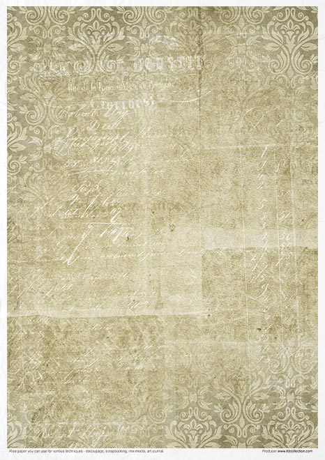 Rice paper set - A4 - Four elements - Earth - 12 - ITD Collection - Tidformera