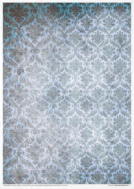 Rice paper set - A4 - Four elements - Water - 9 - ITD Collection - Tidformera