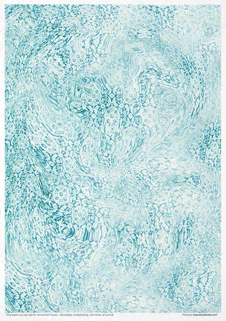 Rice paper set - A4 - Four elements - Water - 10 - ITD Collection - Tidformera