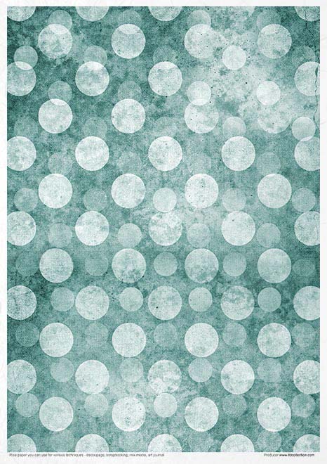 Rice paper set - A4 - Four elements - Water - 6 - ITD Collection - Tidformera