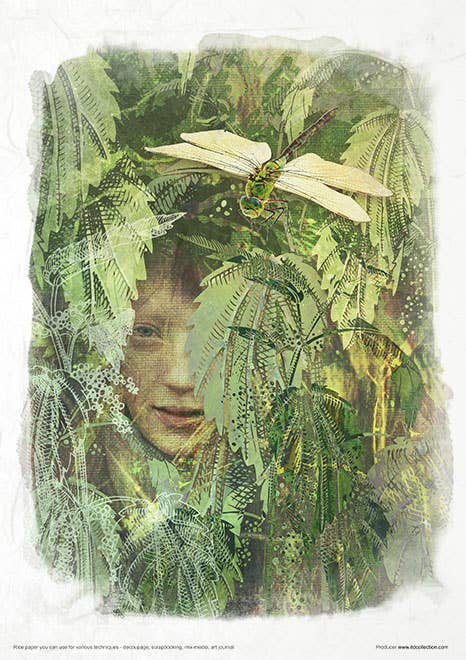 Rice paper set - A4 - Herbalist - 10 - ITD Collection - Tidformera