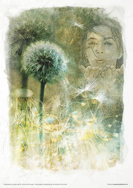 Rice paper set - A4 - Herbalist - 5 - ITD Collection - Tidformera