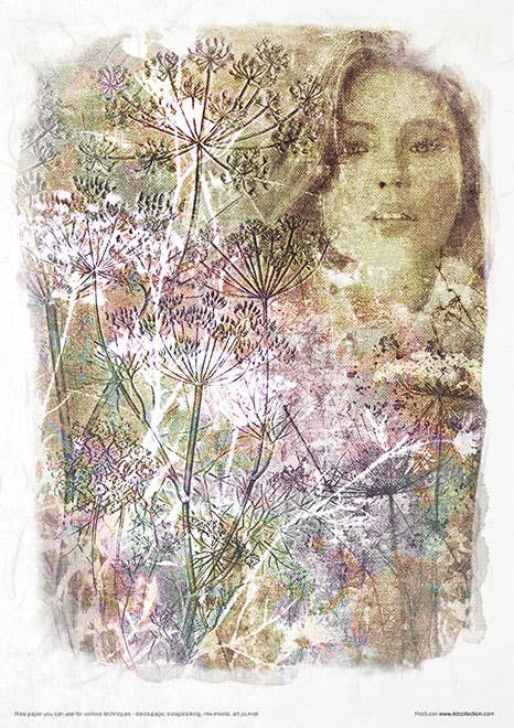 Rice paper set - A4 - Herbalist - 7 - ITD Collection - Tidformera