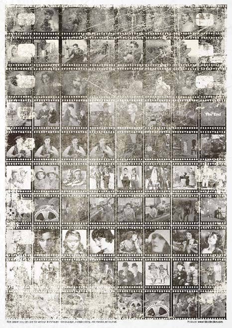 Rice paper set - A4 - Magic of cinema - 8 - ITD Collection - Tidformera