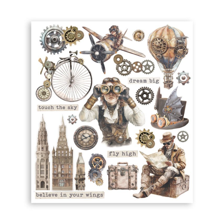 Rub - On Selection - Voyages Fantastiques - 3 - Stamperia - Tidformera