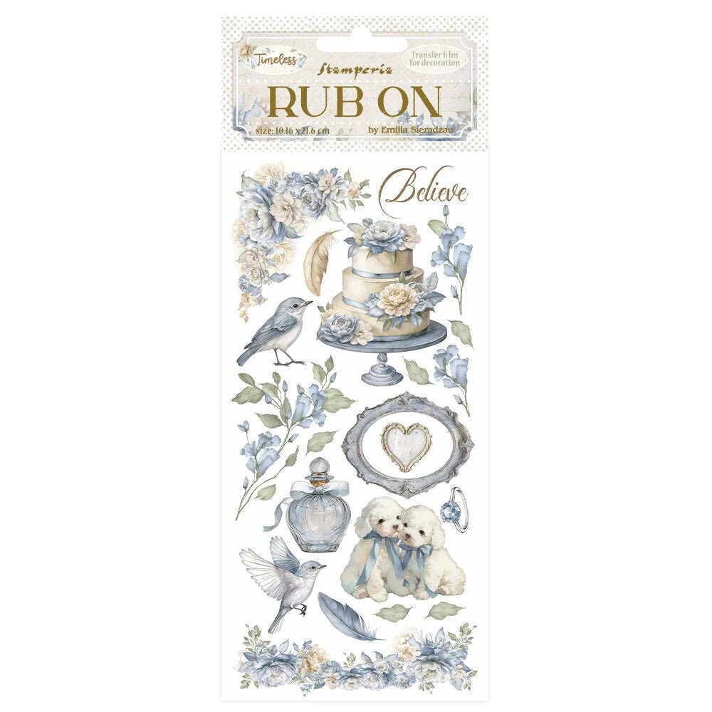 Rub - on - Timeless - Cake - 1 - Stamperia - Tidformera