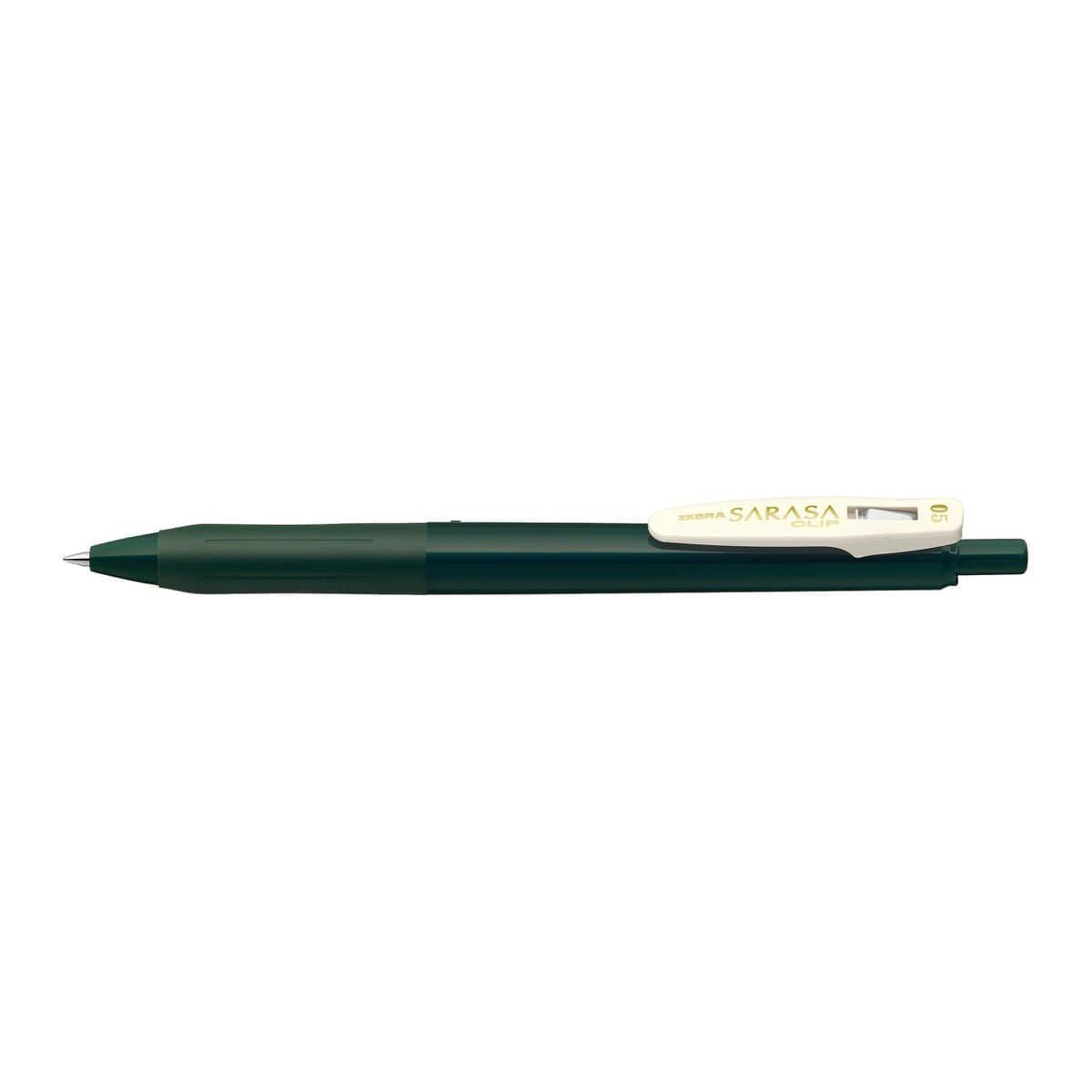 Sarasa Clip Vintage Gelpenna 0.5 mm - Green black - 1 - Zebra - Tidformera