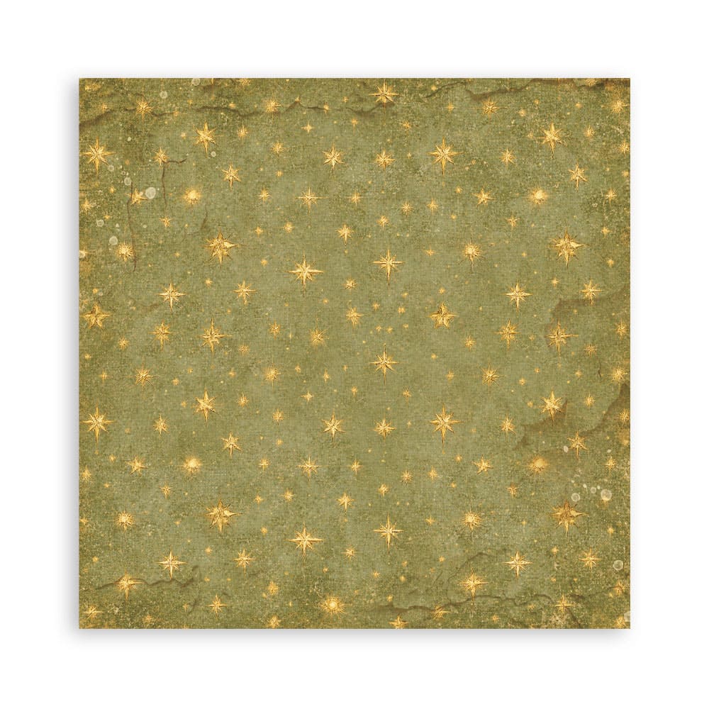 Scrapbookingpapper - Backgrounds - Silent Night - 13 - Stamperia - Tidformera