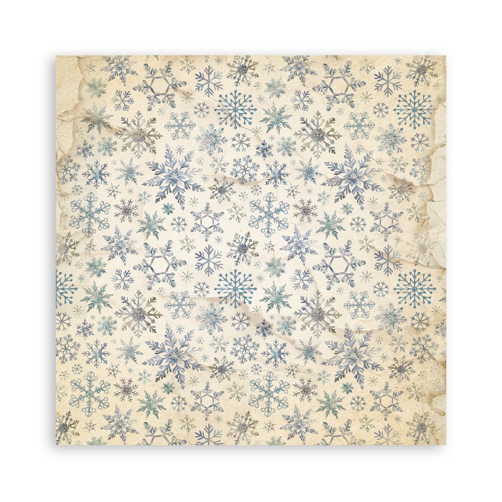 Scrapbookingpapper - Backgrounds - Silent Night - 8 - Stamperia - Tidformera