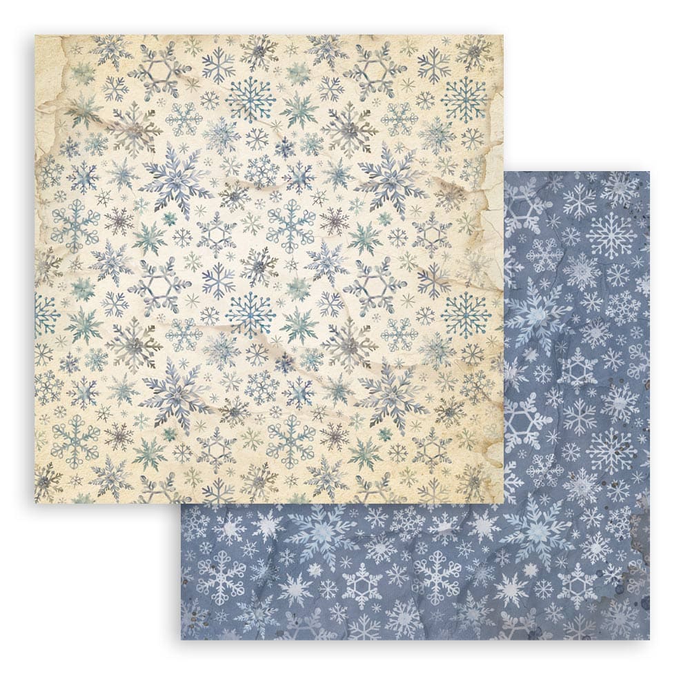 Scrapbookingpapper - Backgrounds - Silent Night - 3 - Stamperia - Tidformera