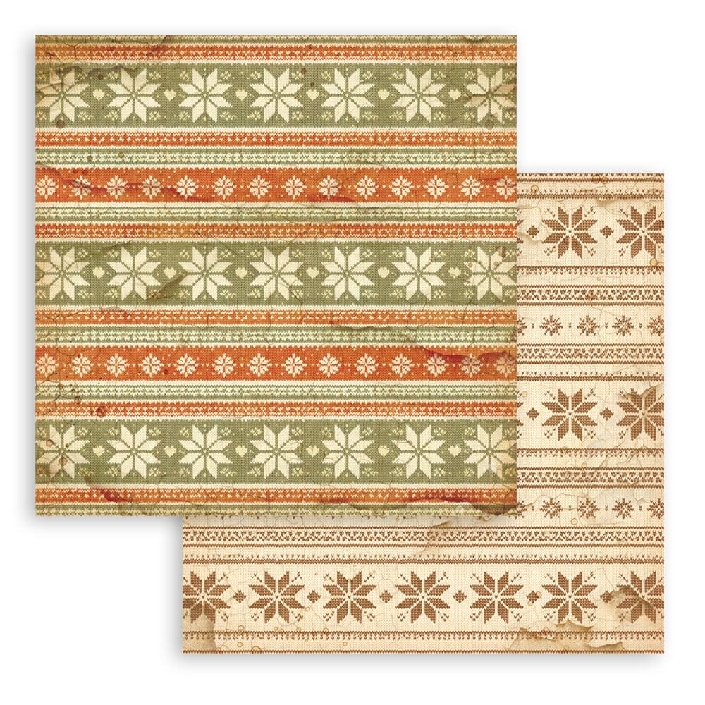 Scrapbookingpapper - Backgrounds - Silent Night - 4 - Stamperia - Tidformera
