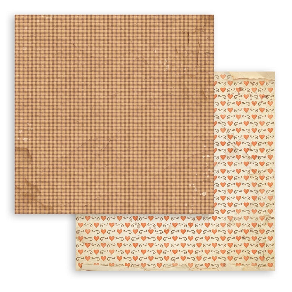 Scrapbookingpapper - Backgrounds - Silent Night - 28 - Stamperia - Tidformera