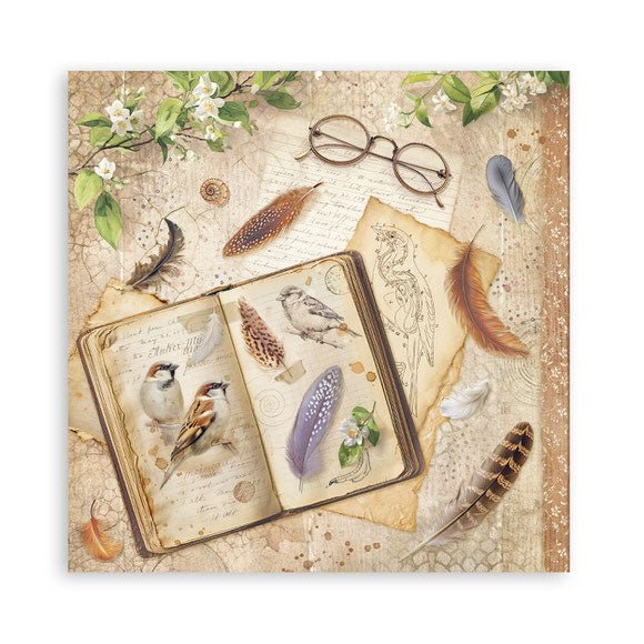 Scrapbookingpapper - Maxi Pad - All Around - 11 - Stamperia - Tidformera