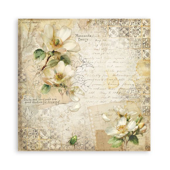 Scrapbookingpapper - Maxi Pad - All Around - 3 - Stamperia - Tidformera