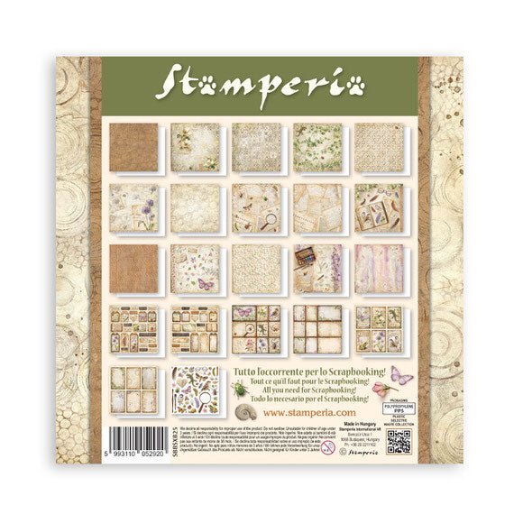 Scrapbookingpapper - Maxi Pad - All Around - 24 - Stamperia - Tidformera