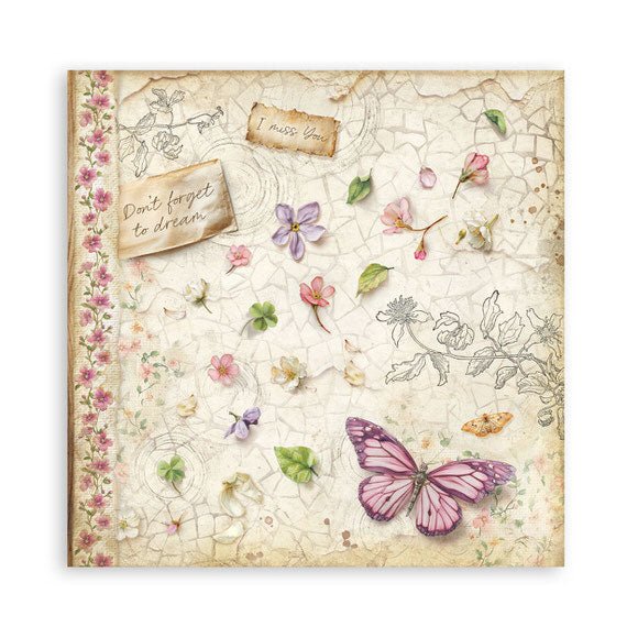 Scrapbookingpapper - Maxi Pad - All Around - 13 - Stamperia - Tidformera