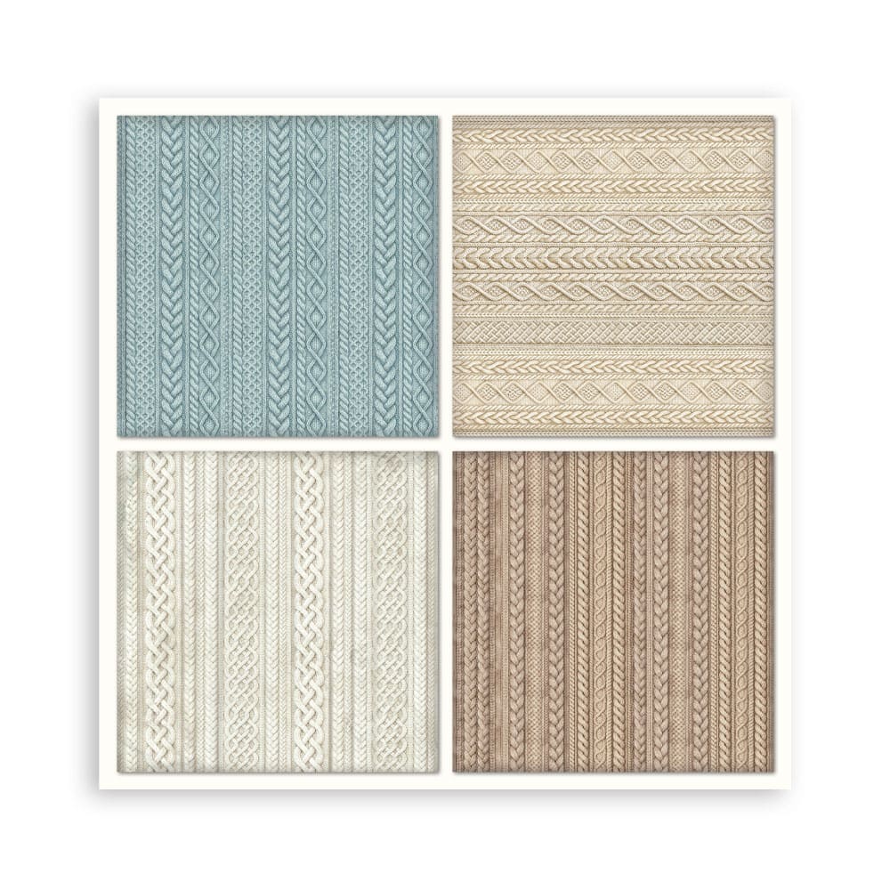 Scrapbookingpapper - Maxi Pad - White Christmas - 13 - Stamperia - Tidformera