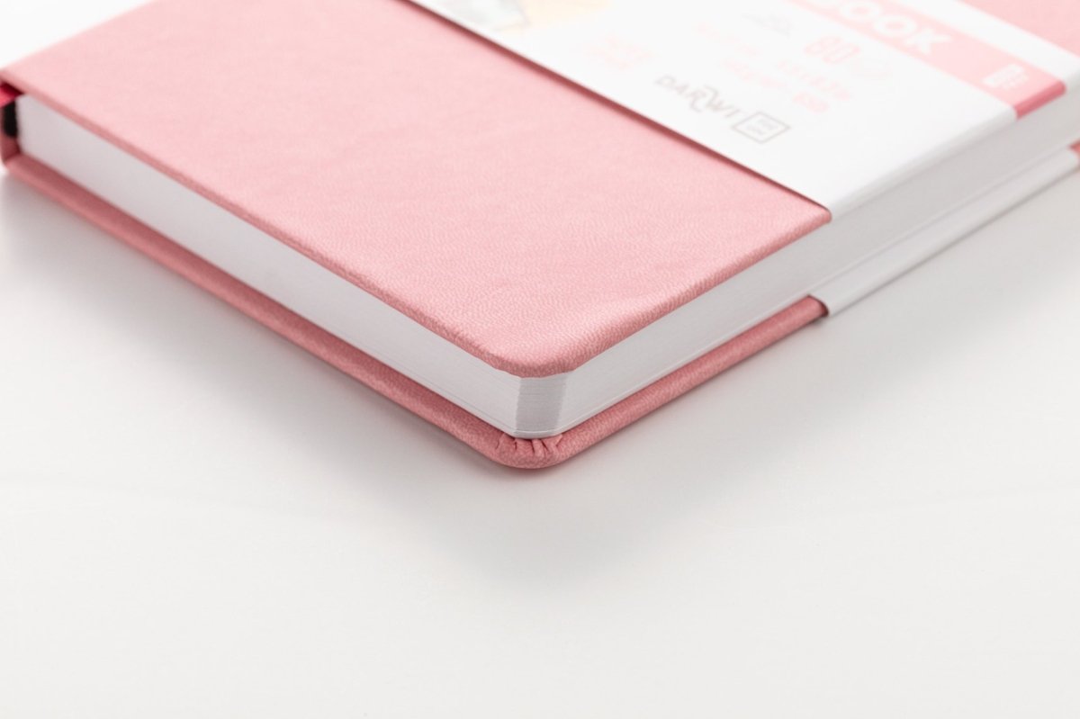 Sketchbook 14 x 14 - Soft pink - 6 - Darwi - Tidformera