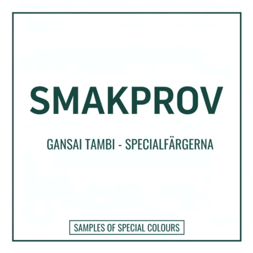 Smakprov - Gansai - Specialfärgerna - 1 - Tidformera - Tidformera
