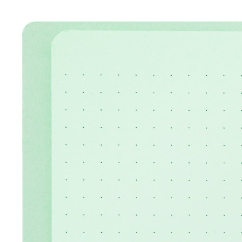 Spiralblock Dotted A5 - Green - 3 - Midori - Tidformera
