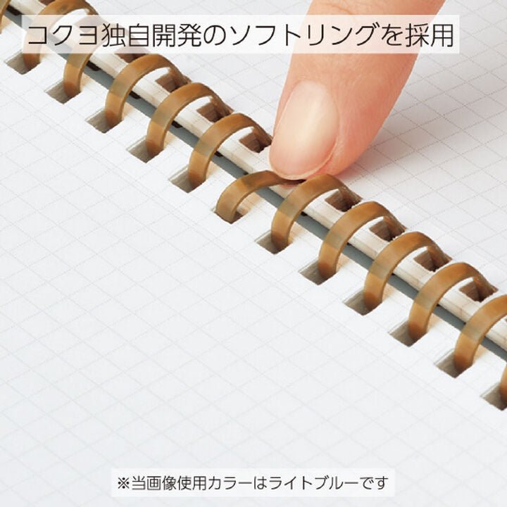 Spiralblock Sooofa B6 Rutat - Grey - 7 - Kokuyo - Tidformera