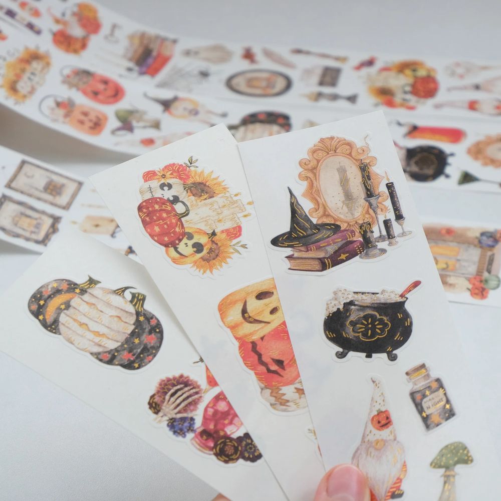 Sticker Set Washi Tape - Luminous Haunt - 3-pack - 10 - Washi Tape Shop - Tidformera