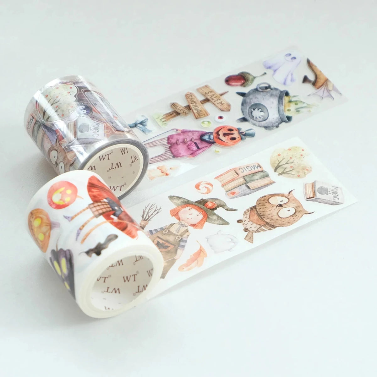 Sticker Washi Tape - Pre-cut - Ghoulish Gathering - 55 mm - 9 - Washi Tape Shop - Tidformera