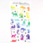 Stickers - Everyday Is Caturday - Rainbow - 1 - The Well-Appointed Desk - Tidformera