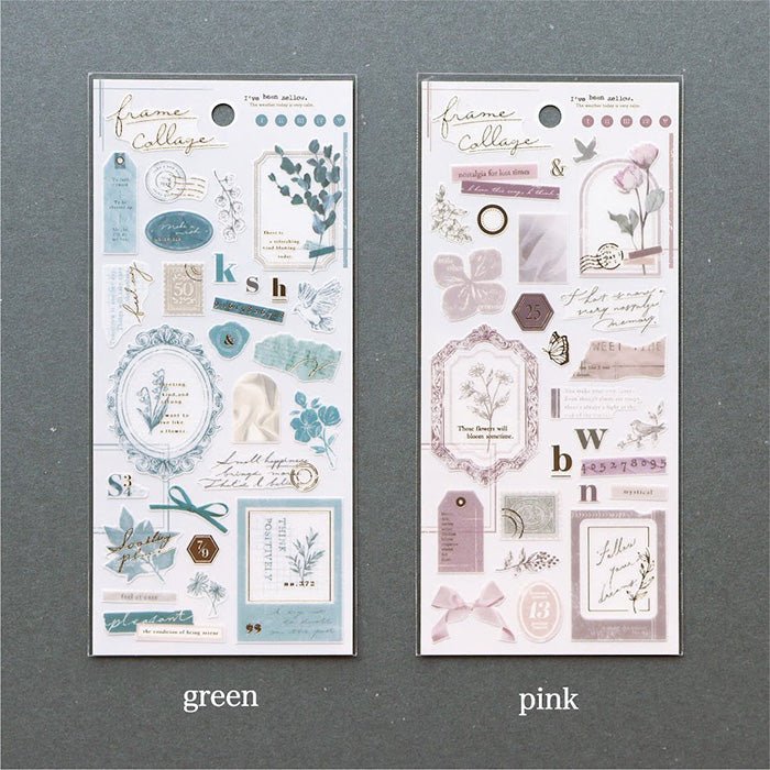 Stickers Frame collage - Green - 2 - Mind Wave - Tidformera