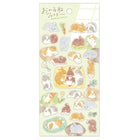 Stickers Ohirune family sticker - Usawa family från Mind Wave. Ett ark med klistermärken med kaniner. - Tidformera
