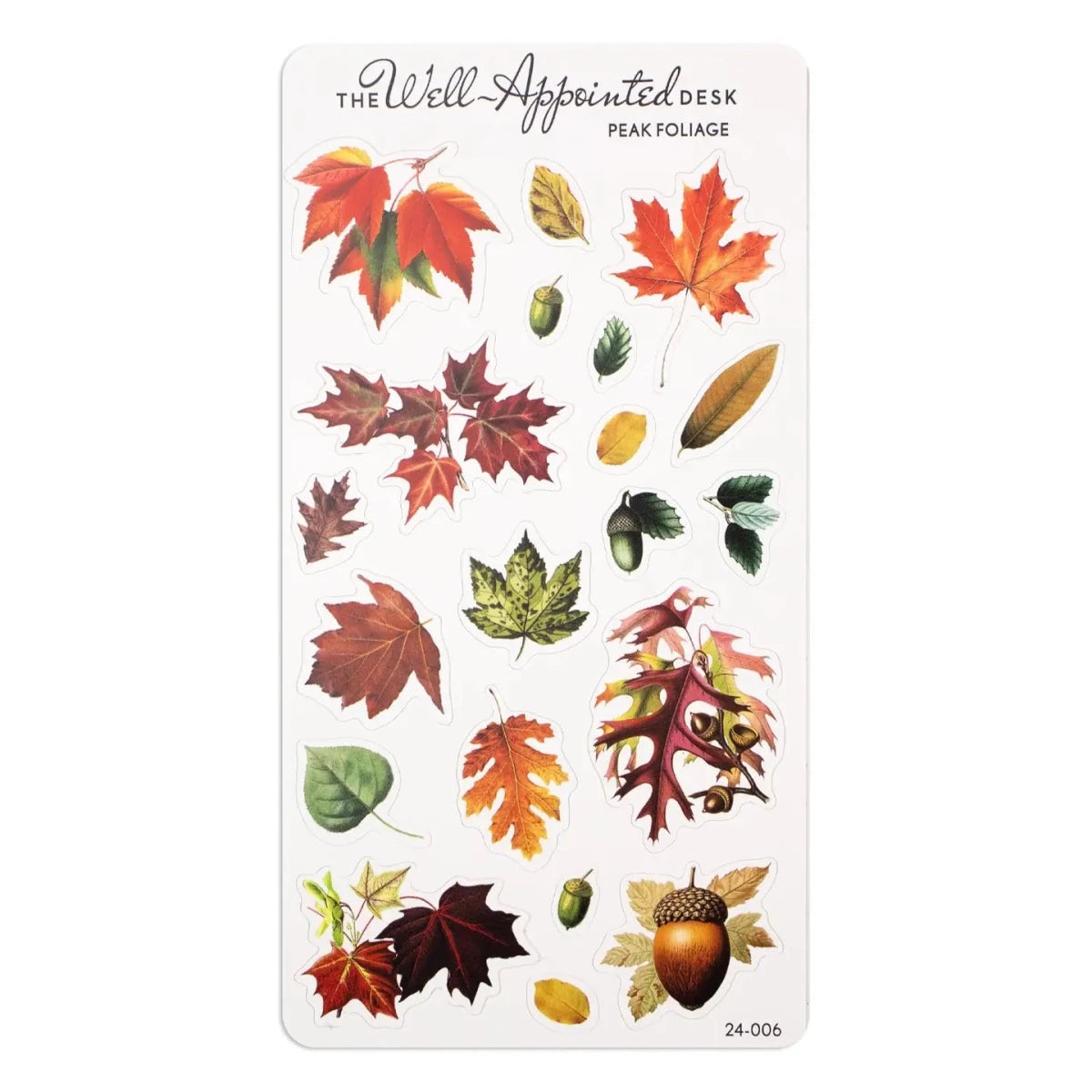 Stickers - Peak Foliage - 1 - The Well-Appointed Desk - Tidformera