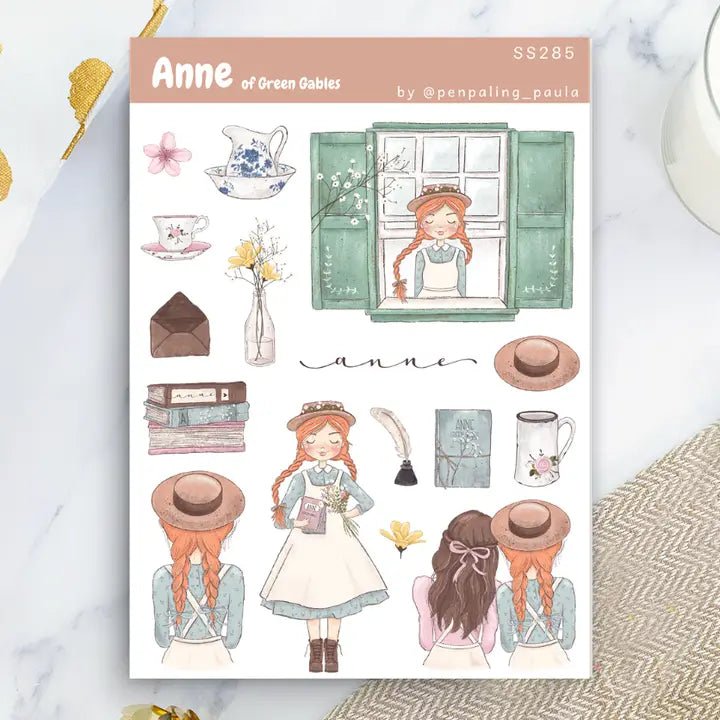 Stickers - Penpaling Paula - Anne of Green Gables - 1 - Penpaling Paula - Tidformera